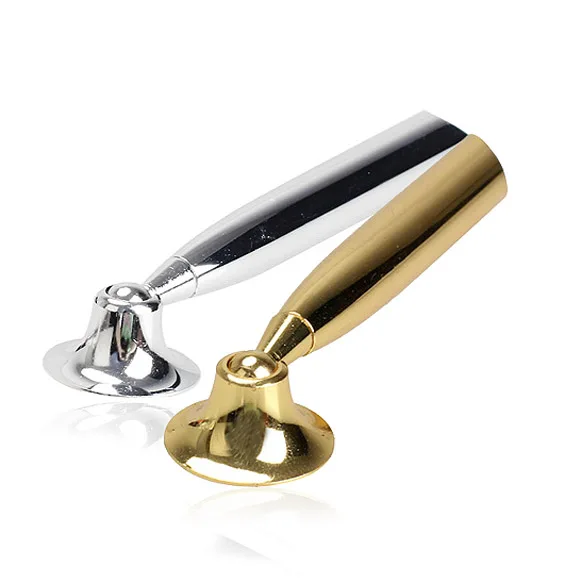 

New Desktop Pen Pencil Holder Ball Point Swivel Stand Funnel Craft Foundation Desk Accessory
