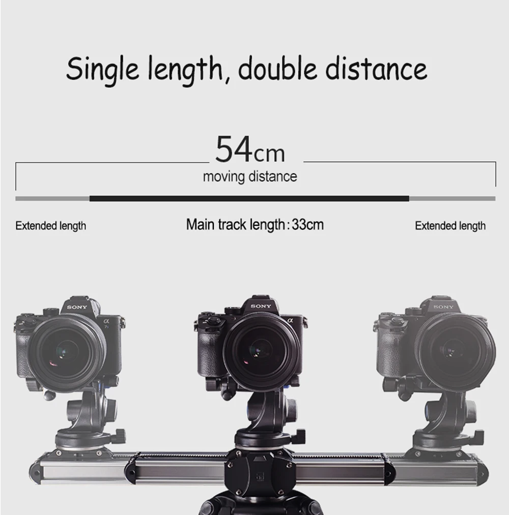  Micro 2 Professional mini portable Smartphone Camera Video Slider 33cm Macro Travel Track Slider Do