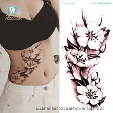 Waterproof Temporary Tattoo Sticker China ink flower tattoo women’s body art Water Transfer fake tattoo Flash Tattoo for girl
