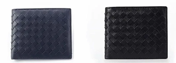 Sheepskin man wallet Genuine Leather Soft & High quality Short purse Black and Navy Blue Sheepskin man wallet Genuine Leather Soft & High quality Short purse Black and Navy Blue