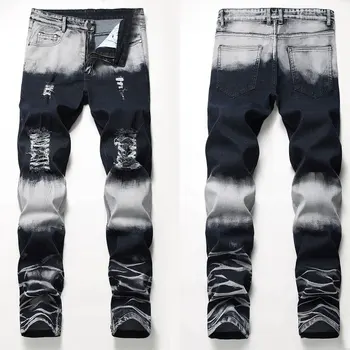 

Italian Style Fashion Skinny Stretch Casual Men Jeans New Designer Classical Men Jeans High Quality Men Pants
