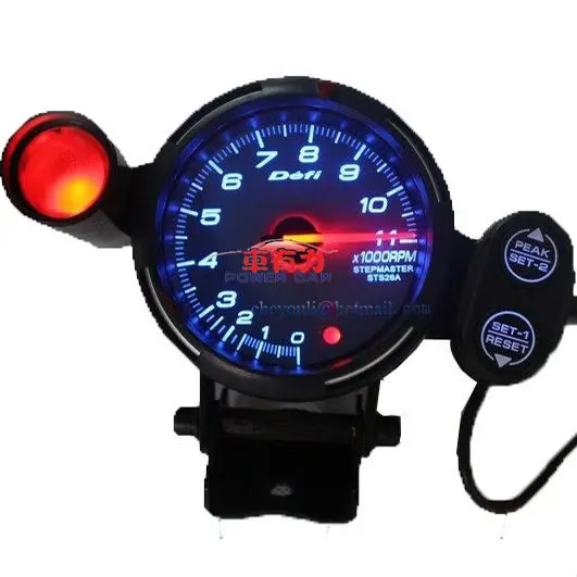 10pcs 80mm Tachometer Car RPM Tachometer Racing Defi Race Meter Auto