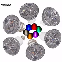 Супер яркая лампочка с регулируемой яркостью Светодиодный точечный светильник с 3 Вт GU 10 E12 E14 E27 B22 GU5.3 светодиодный лампы светильник 110V 220V Теплый/Холодный белый базовый потолочный светодиодный светильник