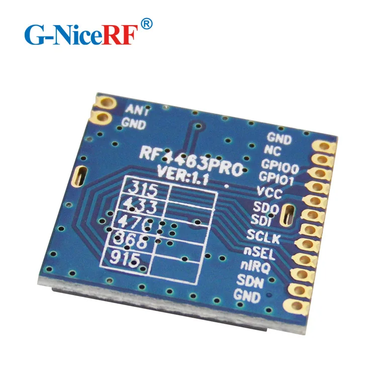 2 шт./лот si4463 SPI интерфейс + 20 дБм выходная мощность RF4463PRO 433 МГц беспроводной модуль