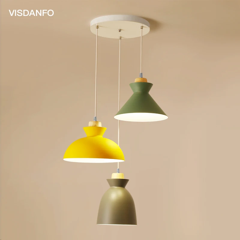 

Free shipping LED pot droplight of American rural industrial style dining-room bedroom study stage chandeliers