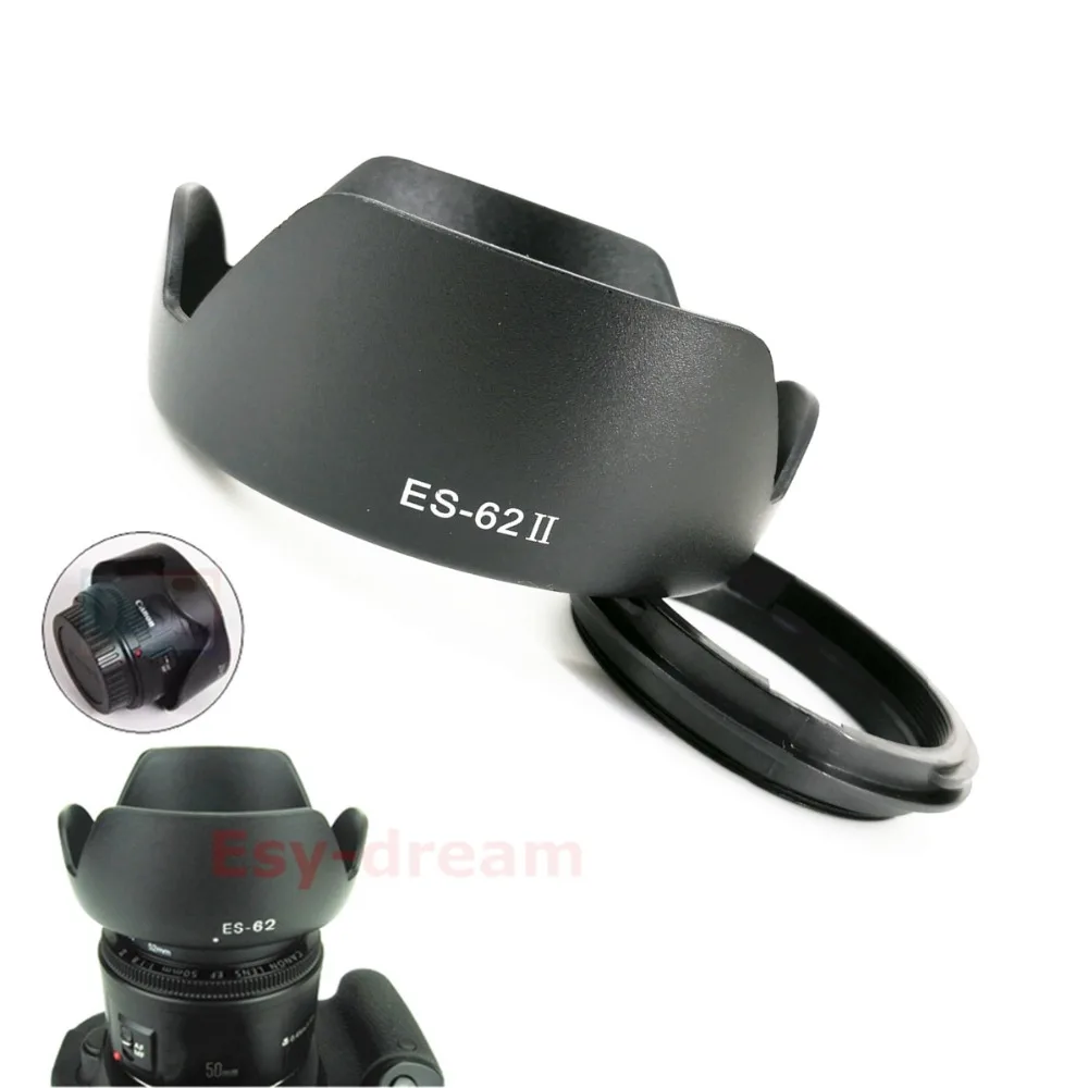 Flower Petal Lens Hood Replace ES 62 ES62 II for Canon EF 50m f/1.8 II