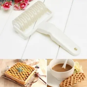 

Kitchen Baking Dough Cookie Pie Pizza Pastry Lattice Roller Cutter Craft Tool