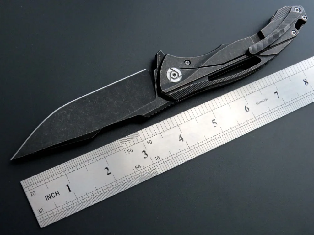 Ceny Eafengrow CH3519 nóż składany flipper S35VN łożyska kulkowe TC4 uchwyt camping polowanie kieszonkowe noże do owoców narzędzie edc