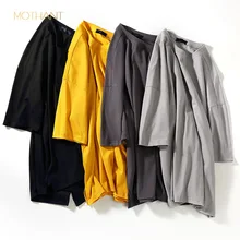 Tide brand men's clothing loose off the shoulder version of the cotton new five-point sleeves open t-shirt O-Neck Casual Tide brand men's clothing loose off the shoulder version of the cotton new five-point sleeves open t-shirt O-Neck Casual