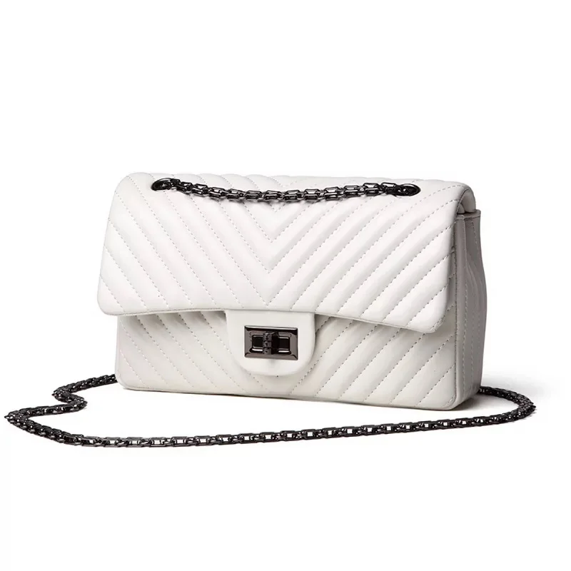 

2019 Handbag woman luxury handbag woman bag designer black delicate chain single shoulder cross body small square bag