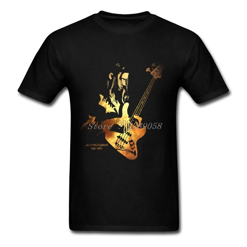 

Hip Hop Men T Shirt Short Sleeve Jaco Pastorius Music Bass Player T Shirts Adult Gift Cotton Tops