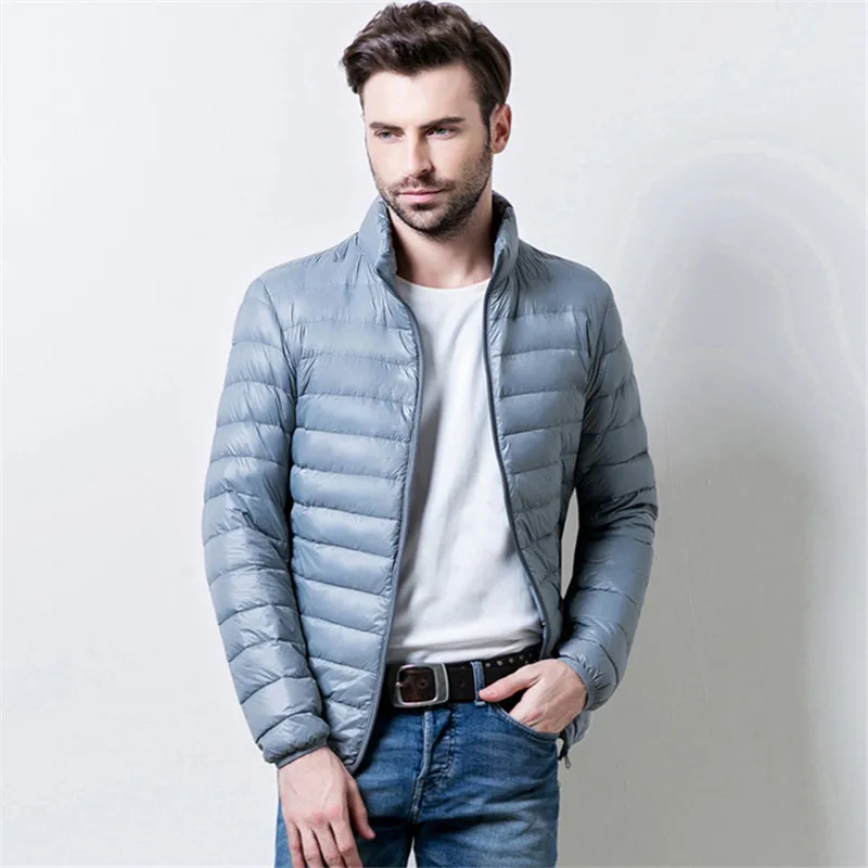  2018 Winter New Men's Long Sleeve Down Coats Business Casual Man Down Jackets S-3XL Multi Color Cho