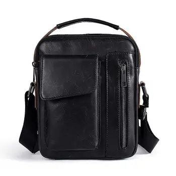 

Shoulder bag Genuine Leather for Men Briefcase Small Shoulder Bag for Casual, Business