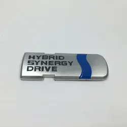 Hybrid Synergy Drive задний багажник металлическая эмблема хром значок письмо Наклейка для Toyota Camry, Crown Prius Sai гибридный