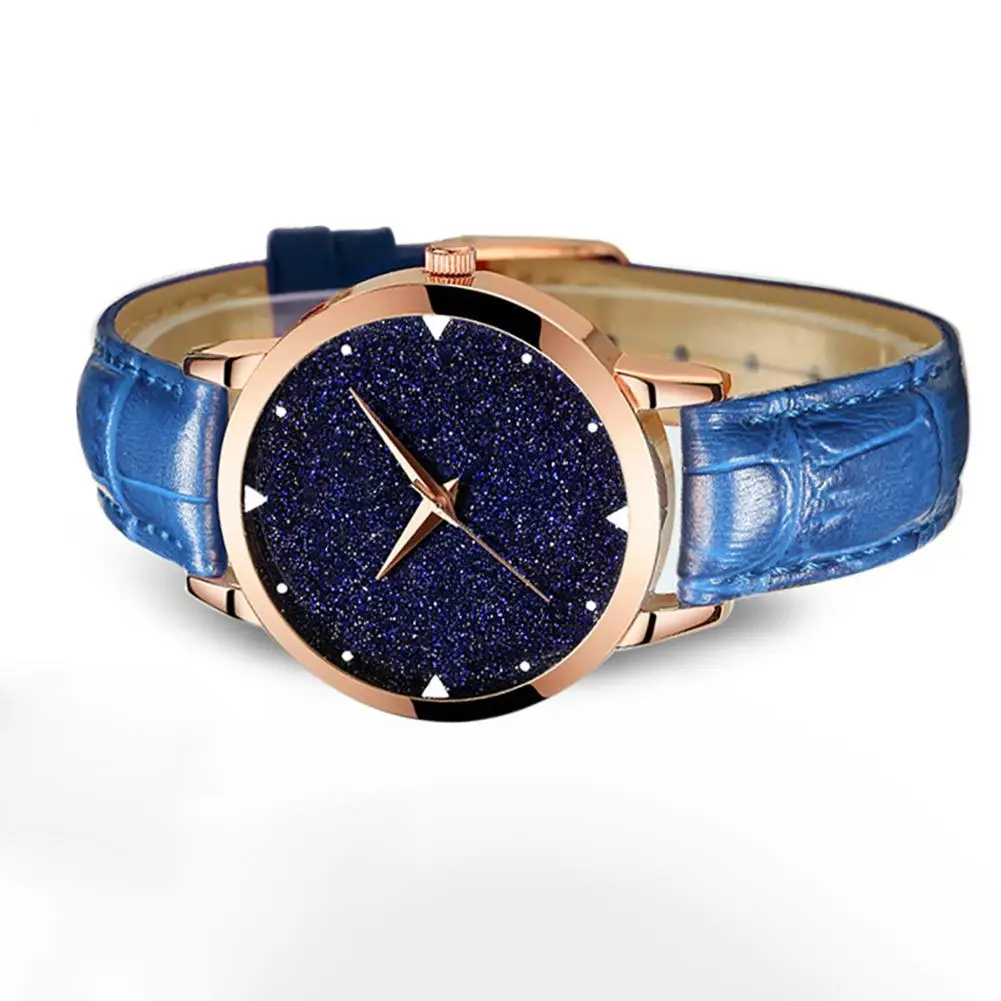

Fashion Starry Sky Quartz Analog Ladies Watches No Number Wrist Watch Women Gift