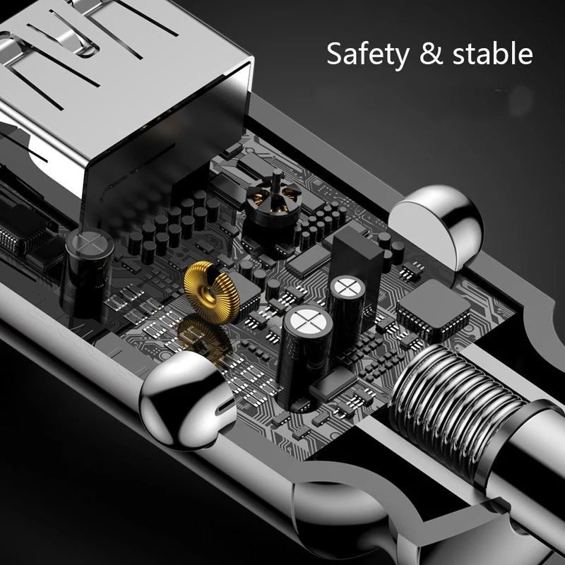 Fiuzd 4.8A USB Автомобильное зарядное устройство для redmi k20 pro note 7 usb xiaomi mi 9 se 9t адаптер