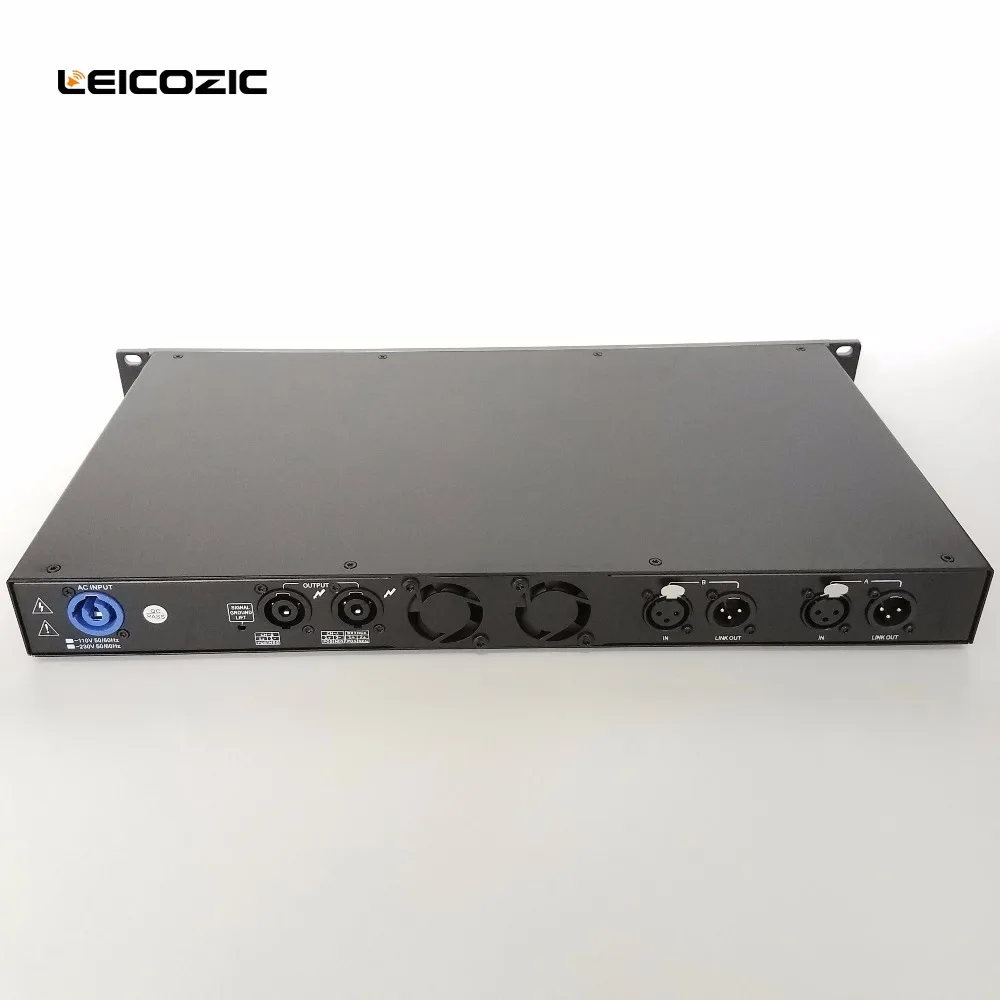 Leicozic профессиональные усилители с dsp цифровой ampifier 1U стоечный усилитель мощности Pro аудио, Touring, концертный, сценический ПК контроль
