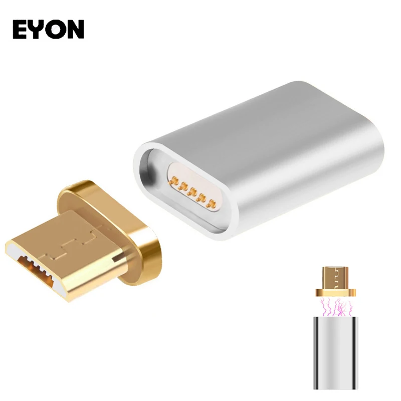 EYON Металлический Micro USB Магнитный зарядный адаптер для передачи данных конвертер для SAMSUNG S6 S7 Edge htc Xiaomi HUAWEI LG ASUS zte большинство Android