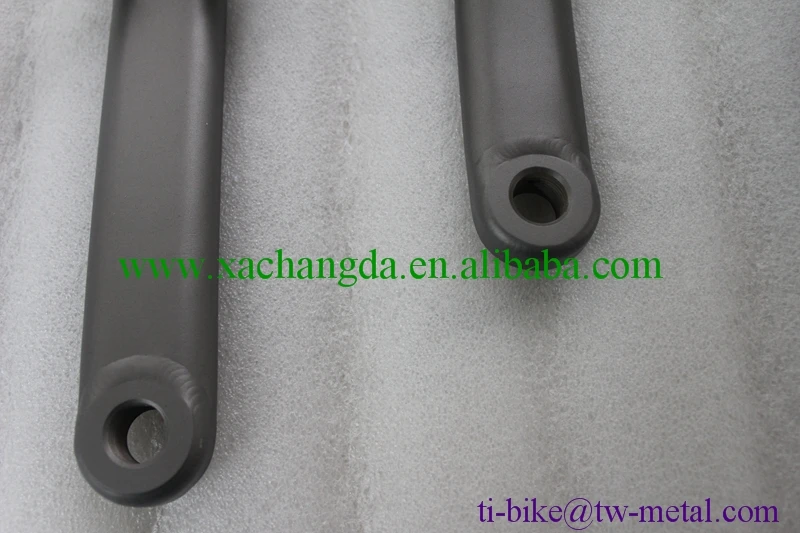 Titanium bike cranks07