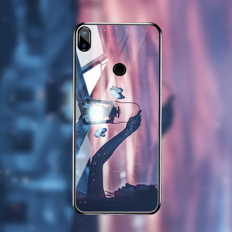 M013 Чехол из закаленного стекла Star Space для Xiaomi mi A1 A2 lite чехол s Coque для Xiao mi Red mi Note 7 6 Pro mi 9 SE бампер Funda - Цвет: M013