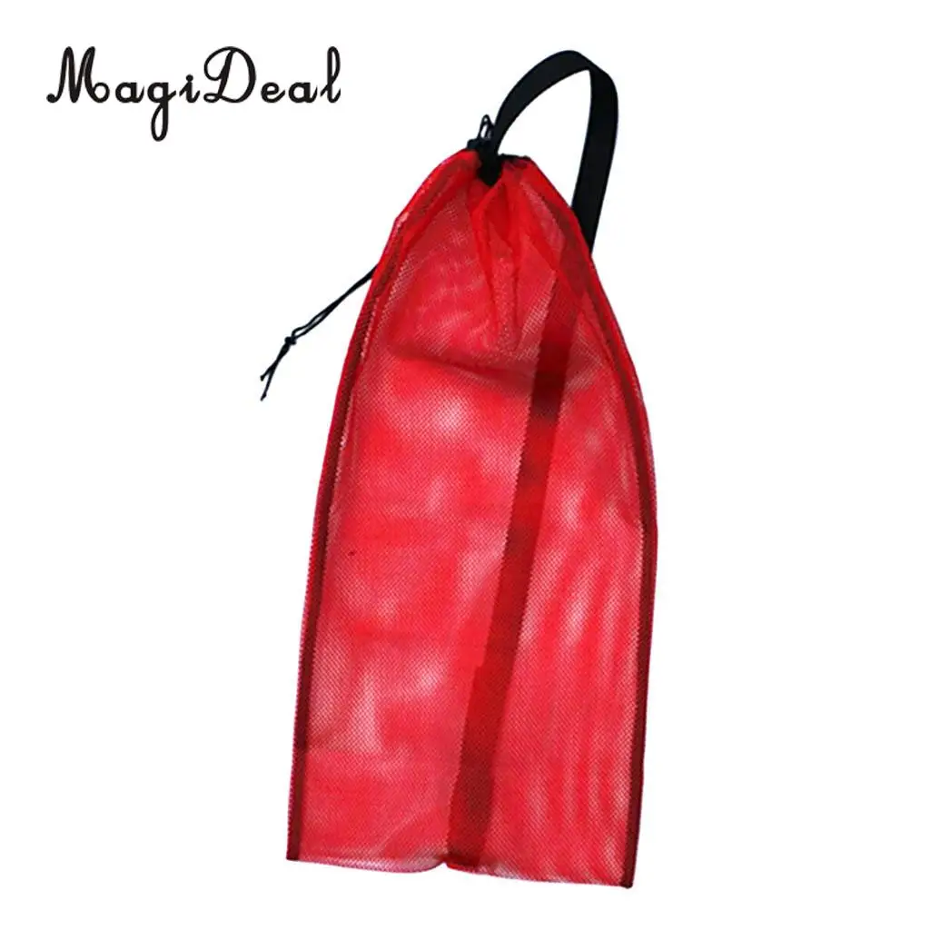 Durable Scuba Diving Dive Snorkeling Swimming Fins Goggles Mask Swimwear Drawstring Mesh Gear Hand Bag Carry Backpack Accessory