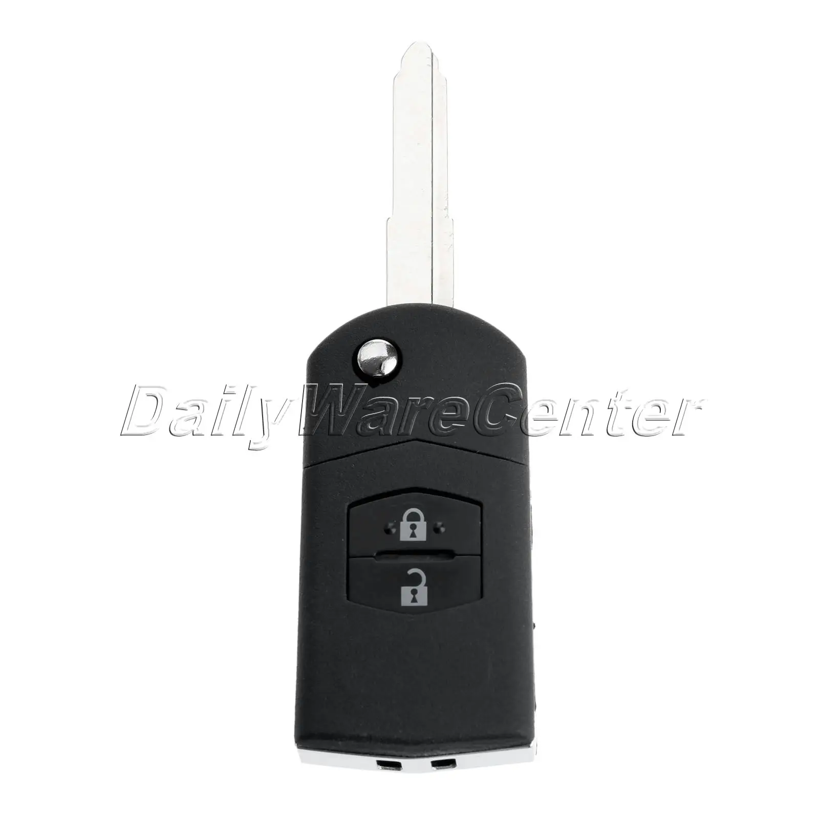 

1Pc Replacement 2 Buttons Fob Remote Key Shell Case Folding Flip Uncut Blade Blank Car Key Shell for MAZDA 3 5 6 Auto Parts