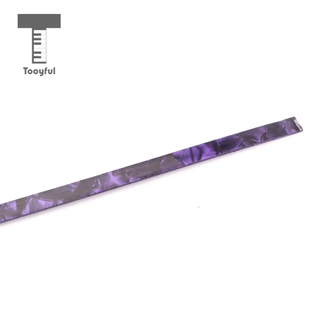 Tooyful Purple Celluloid Guitar Binding Purfling Strip for Luthiers 1620x6x1.5mm