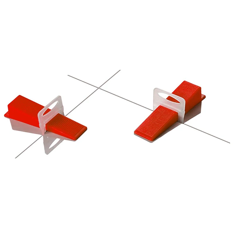 Система выравнивания плитки Diy плитки выравнивающие прокладки 1/8 дюймов 300 шт выравнивающие разделительные зажимы плюс 100 шт многоразовые клинья