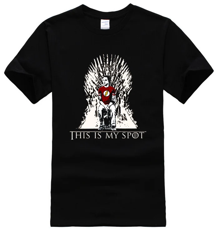 

Man woman EU size boy game of the throne Big Bang Theory Sheldon Cooper Short T-shirt Tshirt Masculinas underwear Top Tee top