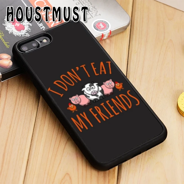 

HOUSTMUST Vegan Vegetarians Quotes Case cover For iPhone 5 5S SE 6 6S 7 8 X XR XS max Samsung galaxy S5 S6 S7 edge S8 S9 Plus