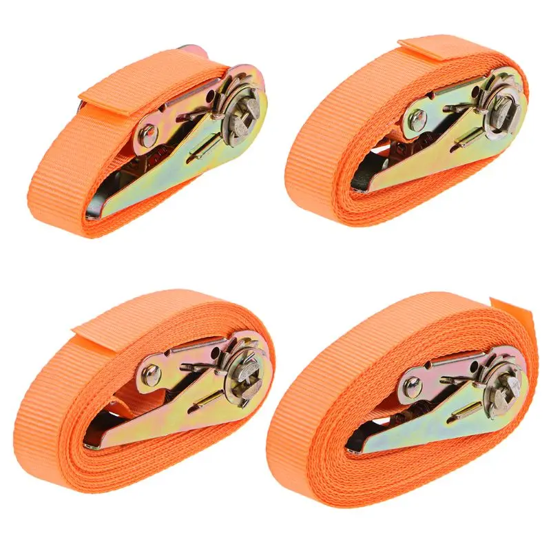 Amarra para Baixo a Bagagem da Correia da Carga Amarra a Correia Forte da Correia da Catraca com Curvatura do Metal 6 Resistente Porable Que 1 m - 3 4 8 High Quality Automóveis e motos