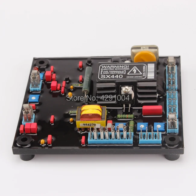 

Match SX440-A Red Capicitor Diesel Generator Universal AVR SX440-A for Stamford Generator