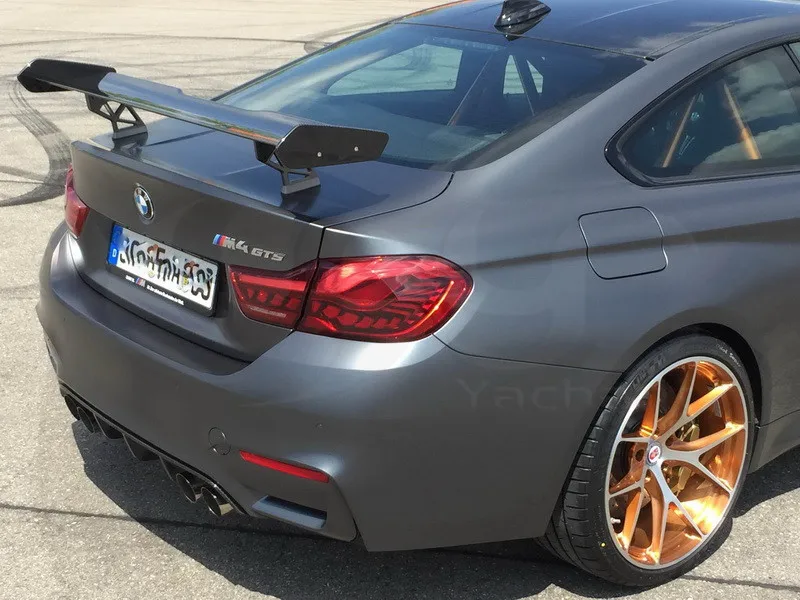 2014-2017 BMW F82 M4 GTS Style Rear Spoiler GT Wing CF (7)