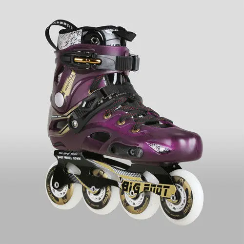 Buy adult's roller skates No4 black white purple