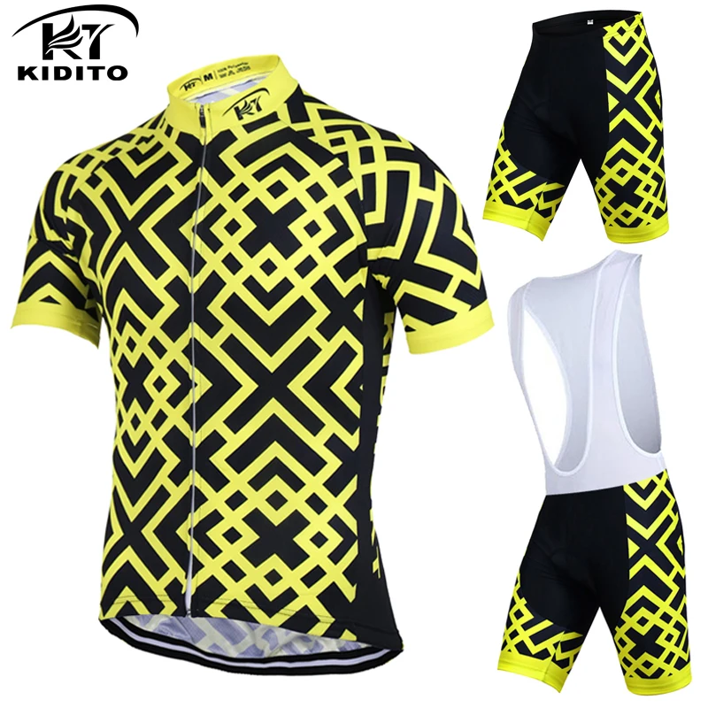 

KIDITOKT Lucius Breathable Cycling Jersey Set Summer MTB Bicycle Clothing Ropa Ciclista Mountain Bike Clothes Maillot Ciclismo