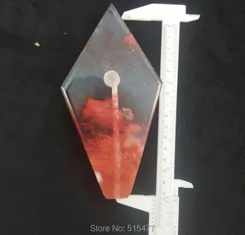 

Diamond crystal smoking pipes red melting stone quartz tobacco pipe