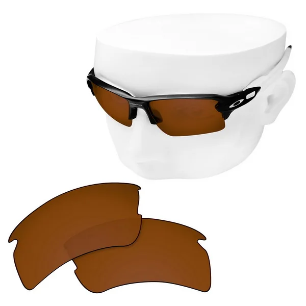 Brown OOWLIT поляризованные Сменные линзы для солнцезащитных очков-oxley Flak 2,0 XL OO9188 - Цвет линз: Brown