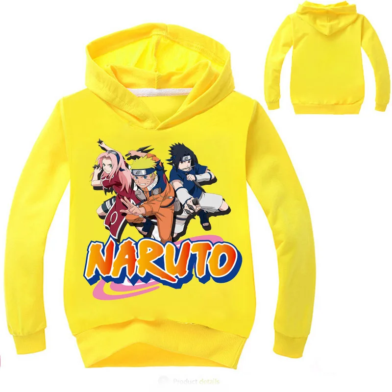 Childrens Kids Girls Boys Unisex Cute Naruto Sweatshirt Hoodie Costume 