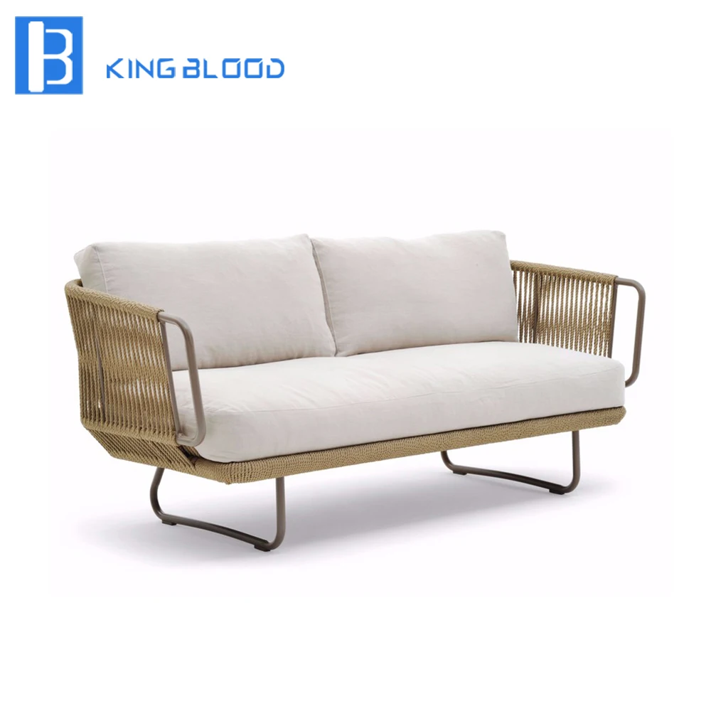 New product Outdoor furniture Aluminum Garden Rope Sofa New product Outdoor furniture Aluminum Garden Rope Sofa