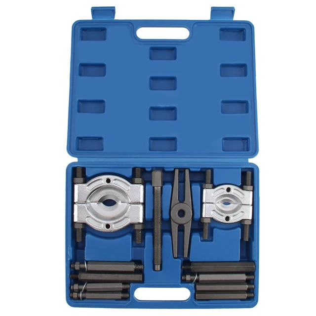 US $69.29 12pcs Bearing Splitter Gear Puller Fly Wheel Separator Set With Box Tool Garage