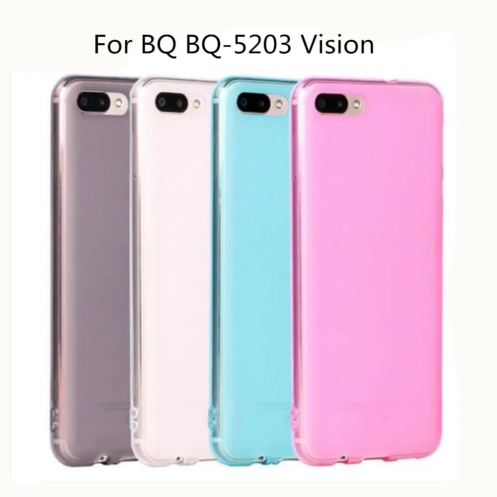

Capa Copue For BQ BQ-5203 Vision Case Haft Matte Silicon Soft Back Cover Mobile Phone Protective Case