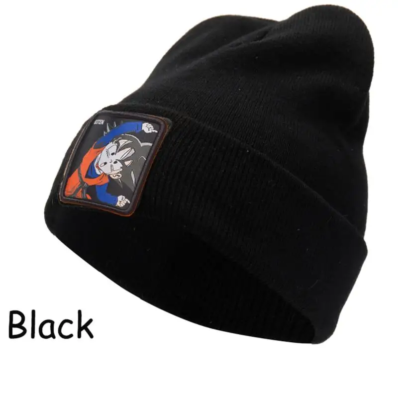 Dragon Ball VEGETA Beanie, высококачественные хлопковые повседневные шапочки для мужчин и женщин, теплая вязаная зимняя шапка, модная однотонная шапка унисекс - Color: E5