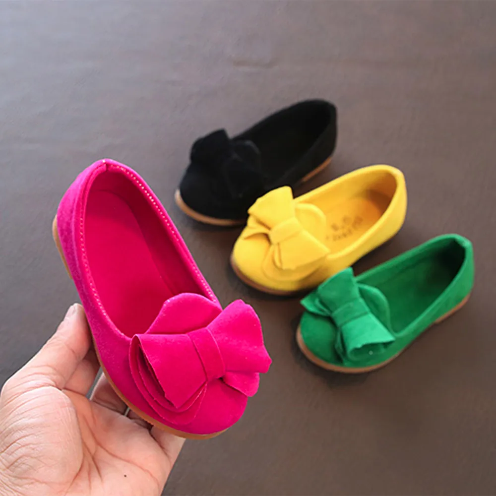 Сандалии с бантиком для маленьких девочек; повседневная обувь принцессы для маленьких детей; детские сандалии с мягкой подошвой; Милые обувь с мультяшками; цвет розовый;#4