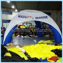 Низкая цена, высокое качество с разным дизайном(6 м) 20ft уличная надувная палатка для кемпинга с 4 пауков
