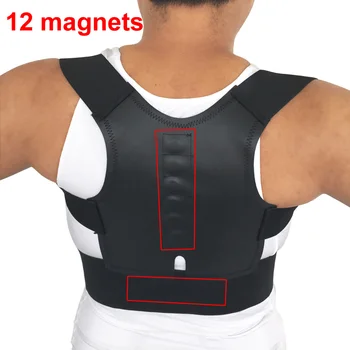 

Health Care Adjustable Magnetic Lower Back Shoulder Posture Corrector Lumbar Supports Straighten Braces Belts Orthopedic Corsets