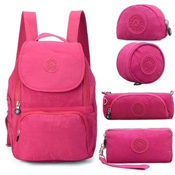 

ACEPERCH Casual 100% Original Girl School Backpack for Teenage Mochila Feminina Women Nylon Laptop Bagpack Feminine