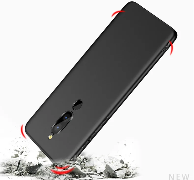 Mpcqc Роскошные сзади Матовый Мягкий силиконовый чехол для Huawei Nova 2i Mate 10 Lite Honor 6C Pro 7x