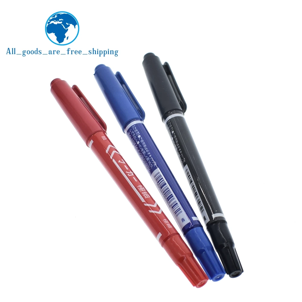 

TZT Smart Electronics CCL Anti-etching PCB circuit board Ink Marker Double Pen For DIY PCB