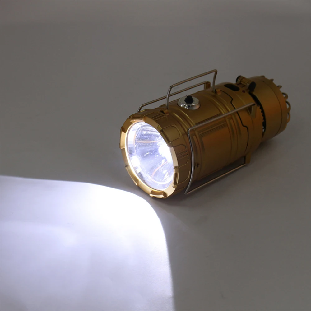 Многофункциональный 6 светодиодный s вентилятор на солнечных батареях, походный светильник, складной светодиодный фонарь, уличный перезаряжаемый портативный светильник для палатки, подвесной светильник ing