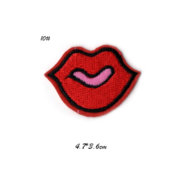 mouth lips patches for clothes 11